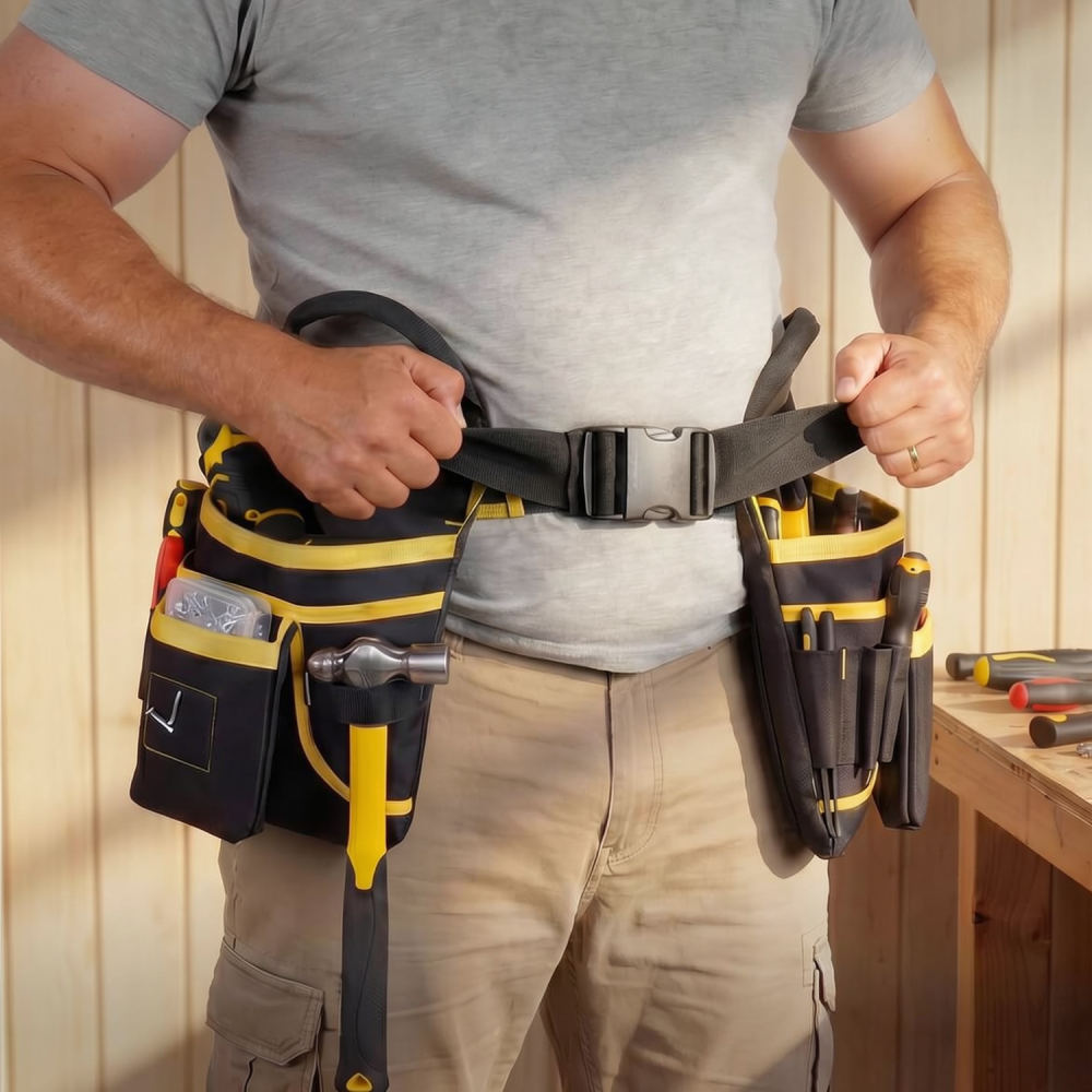 Heavy Equipment Electrician - حقيبة متعددة الاستخدامات للخصر، مصنوعة من