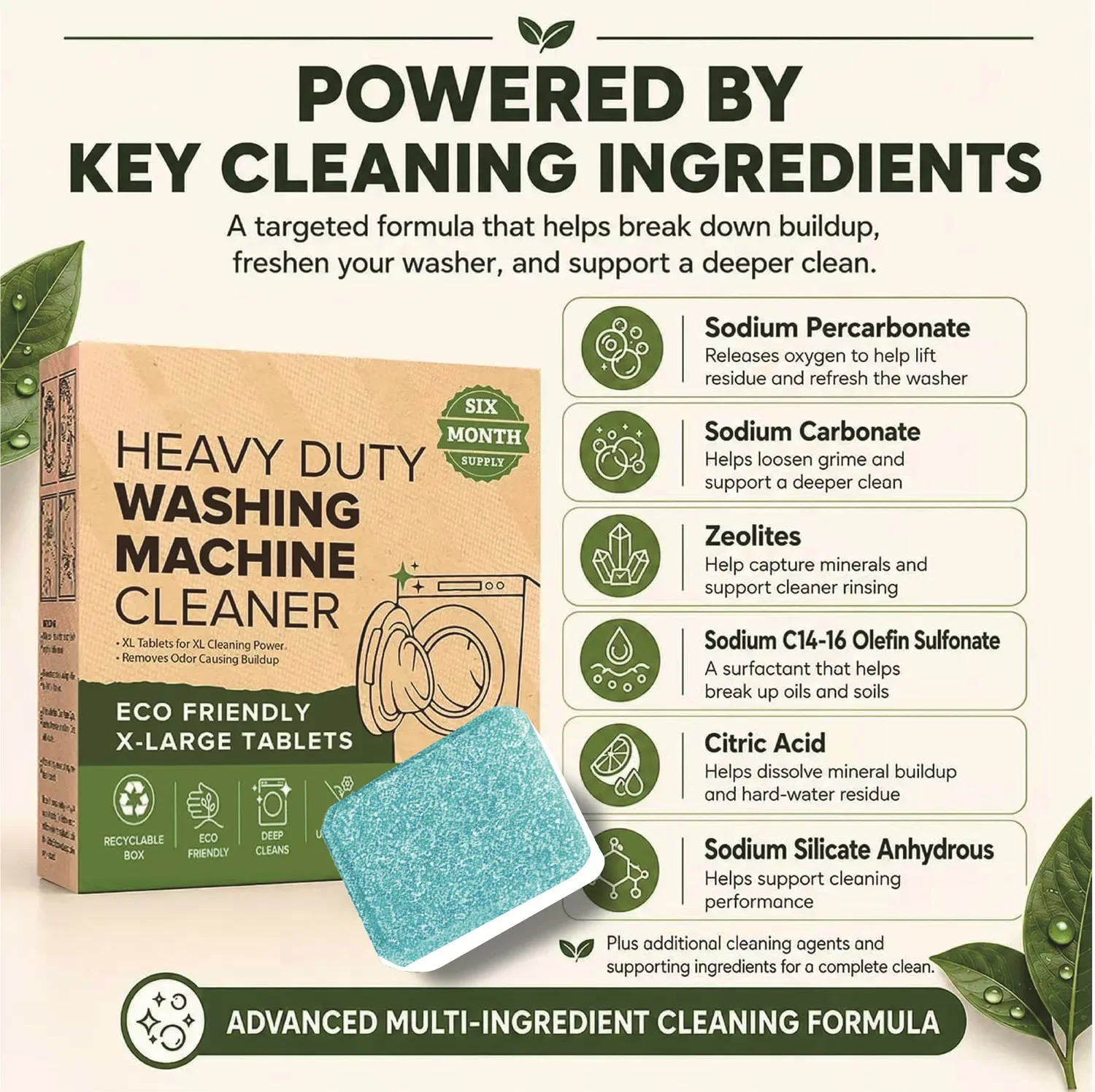 أقراص تنظيف وتطهير وتعطير غسال - مراجعة Heavy Equipment Washing وسعره