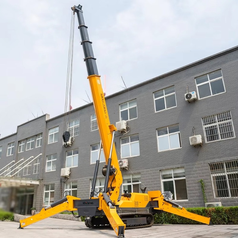 رافعة عنكبوتية صغيرة كهربائية  - مراجعة Heavy Equipment Lift وسعره